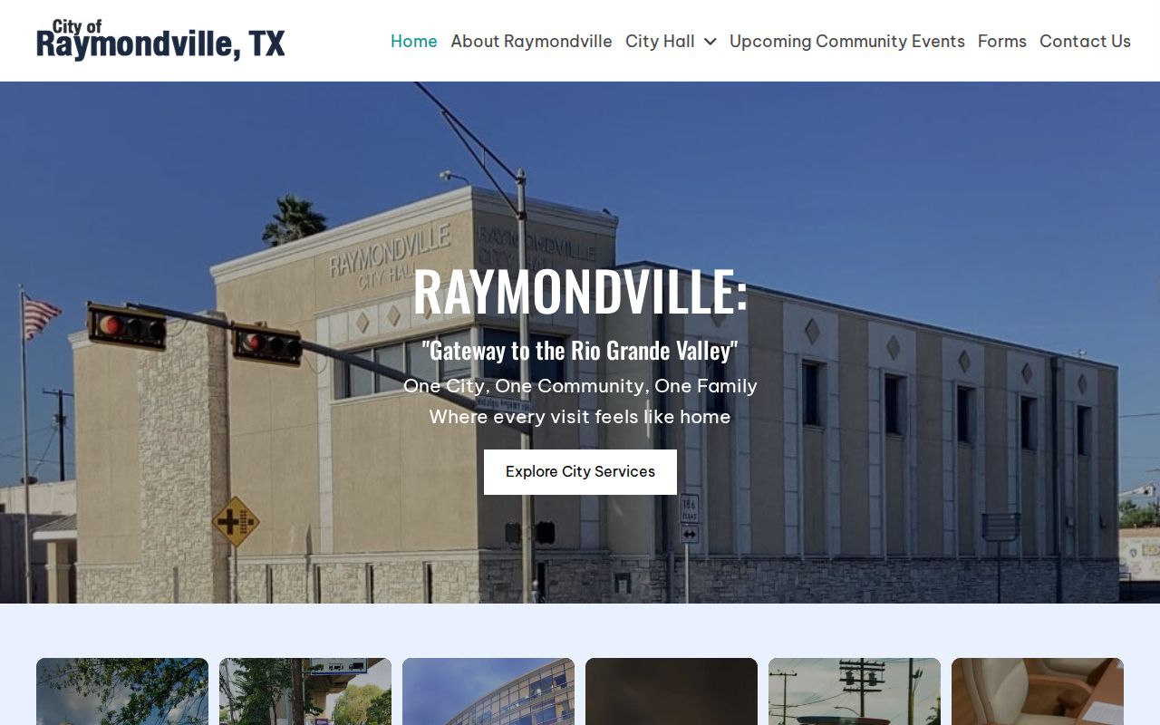 Raymondville warrant records reference: city and courthouse area